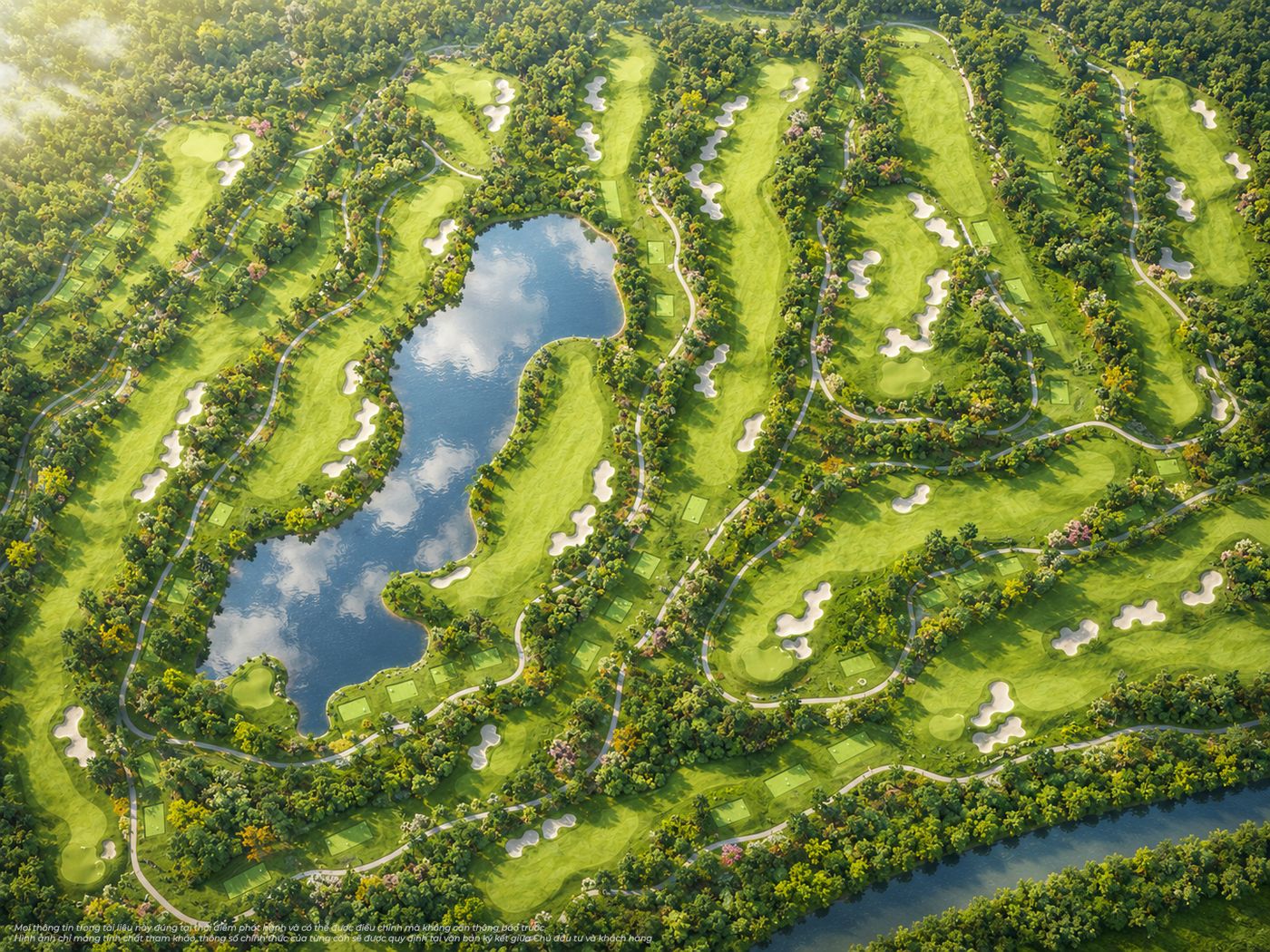 Sân golf 18 lỗ ven biển tại Vinhomes Green Paradise Cần Giờ